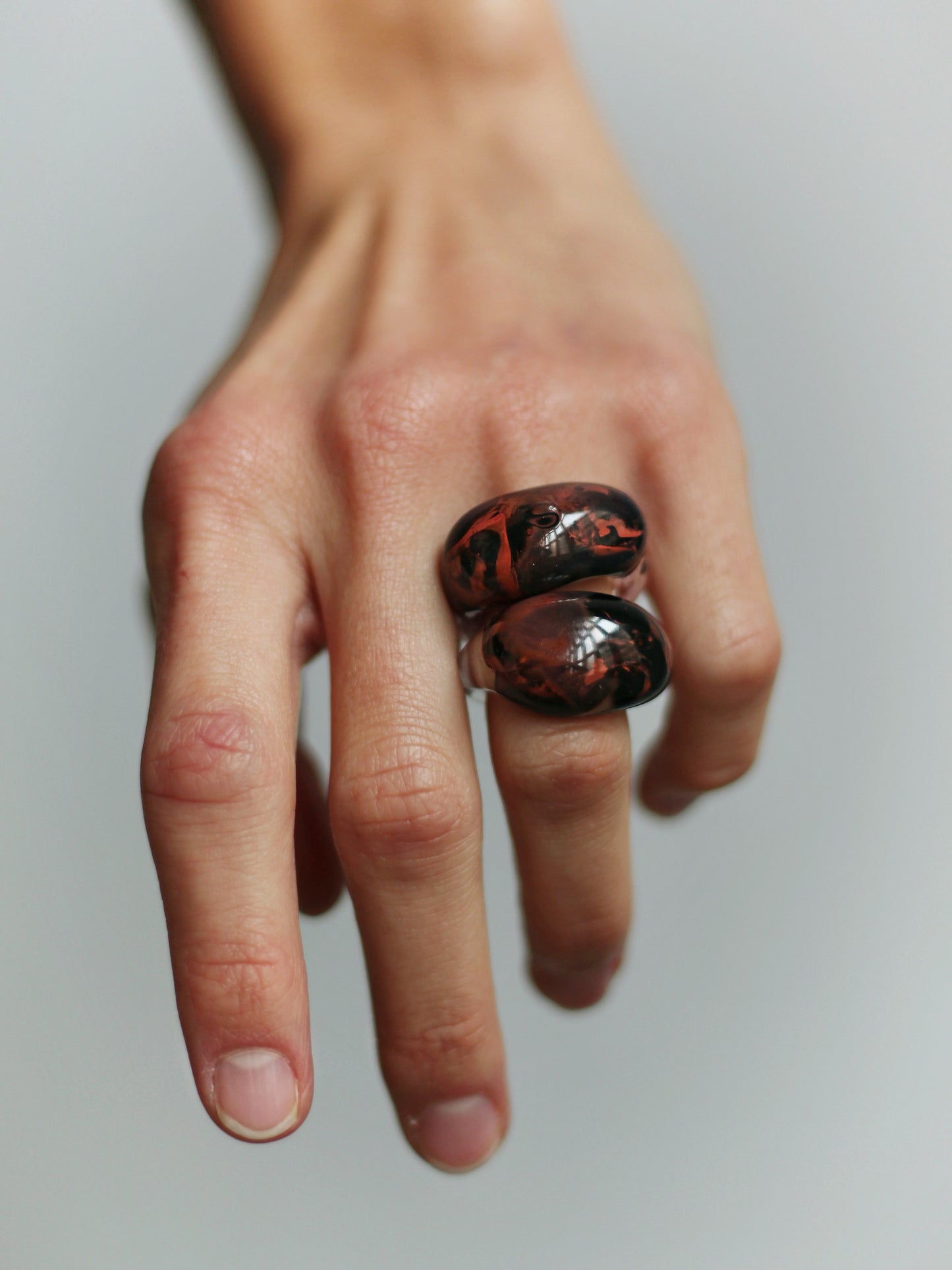 The Drop Limited Edition - Black and Red Marble