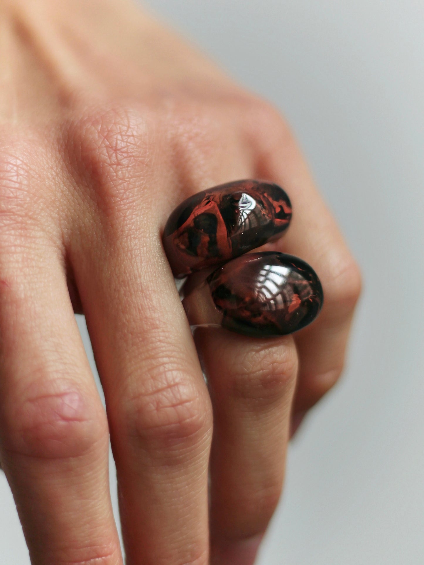 The Drop Limited Edition - Black and Red Marble